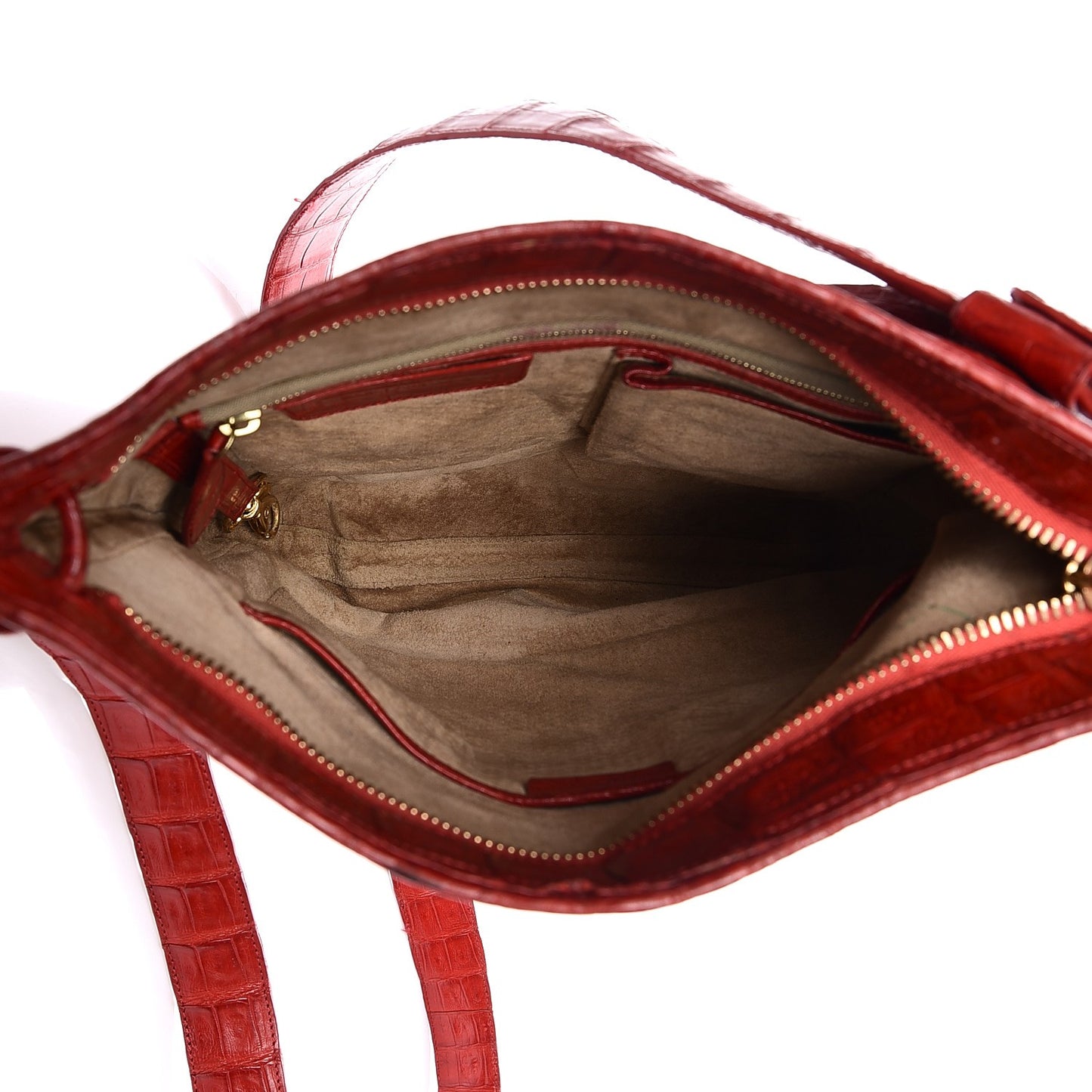 Crocodile Crossbody Bag Red
