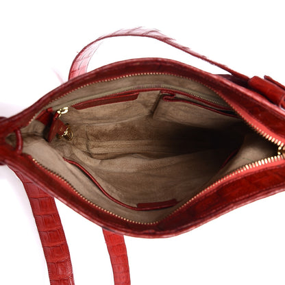 Nancy Gonzalez Crocodile Crossbody Bag Red 5 of 16