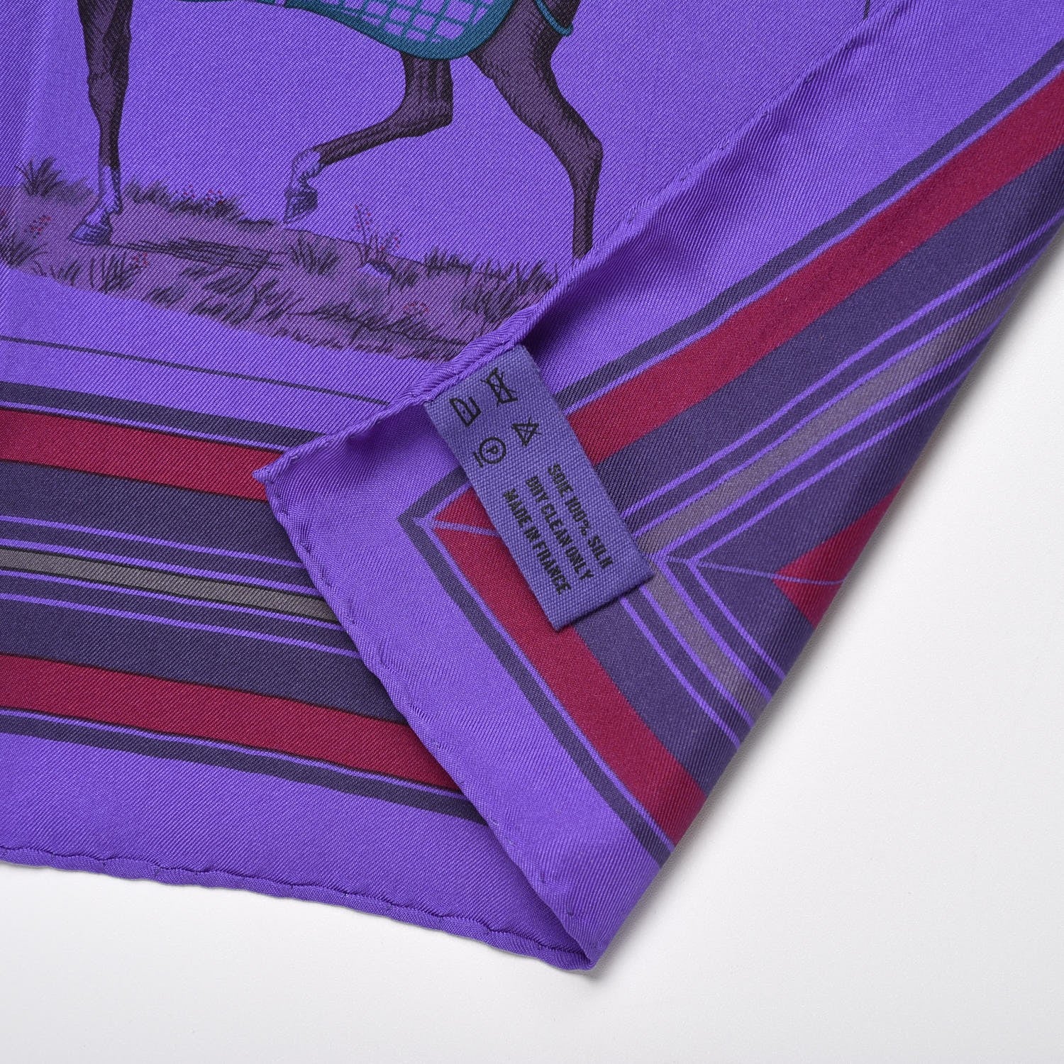 Hermes Silk Dip Dye Couvertures Et Tenues de Jour Scarf 90 4 of 5
