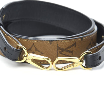 Louis Vuitton Reverse Monogram Bandouliere Shoulder Strap XL Black 3 of 5