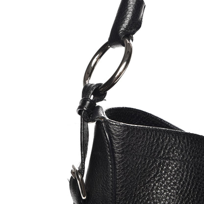 Prada Vitello Daino Braided Hobo Nero Black 8 of 9