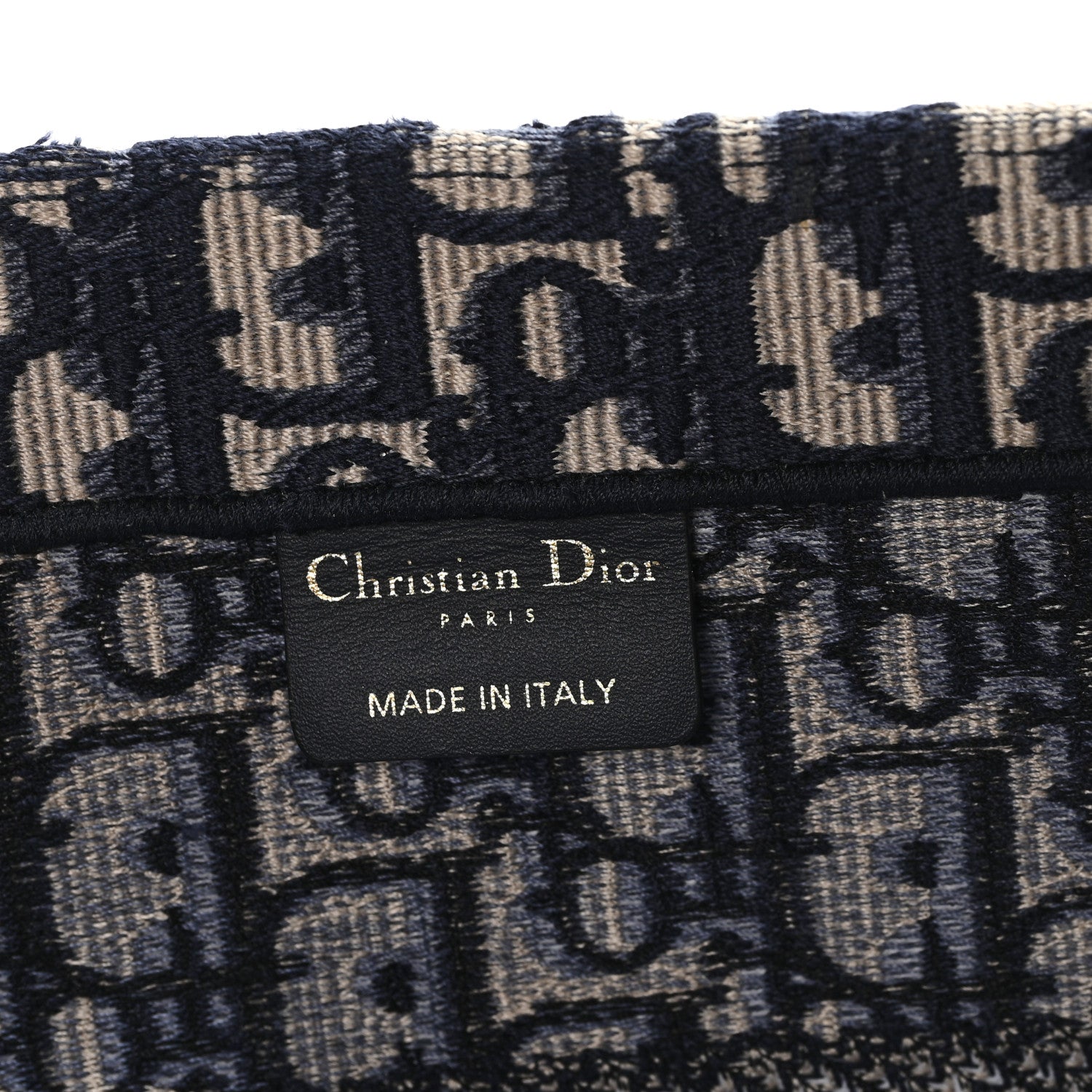Christian Dior Oblique Medium Book Tote Blue Multicolor 6 of 10