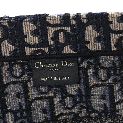 Christian Dior Oblique Medium Book Tote Blue Multicolor 6 of 10
