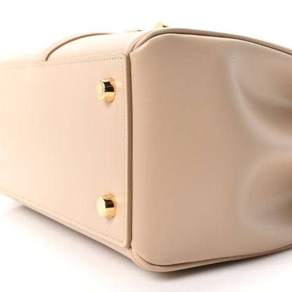 Celine Satinated Calfskin Small 16 Top Handle Bag Nude 12 of 12