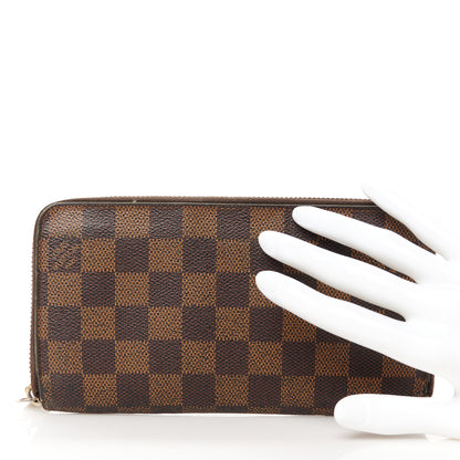 Louis Vuitton Damier Ebene Zippy Wallet 2 of 14