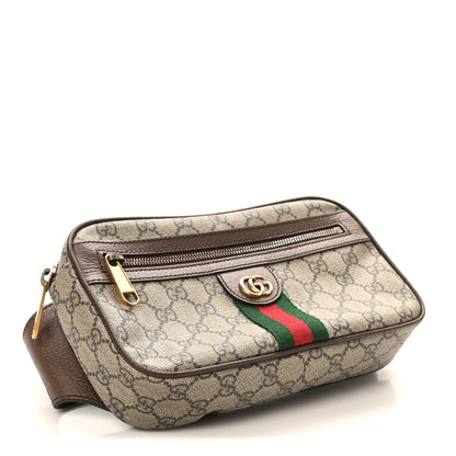Gucci Soft GG Supreme Monogram Medium Ophidia Belt Bag Dark Brown 4 of 10