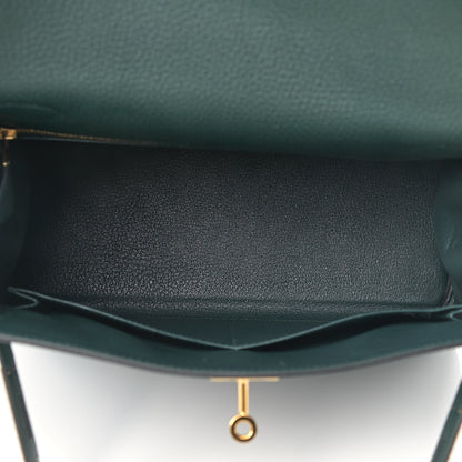 Hermes Togo Kelly Retourne 28 Vert Cypress 5 of 11