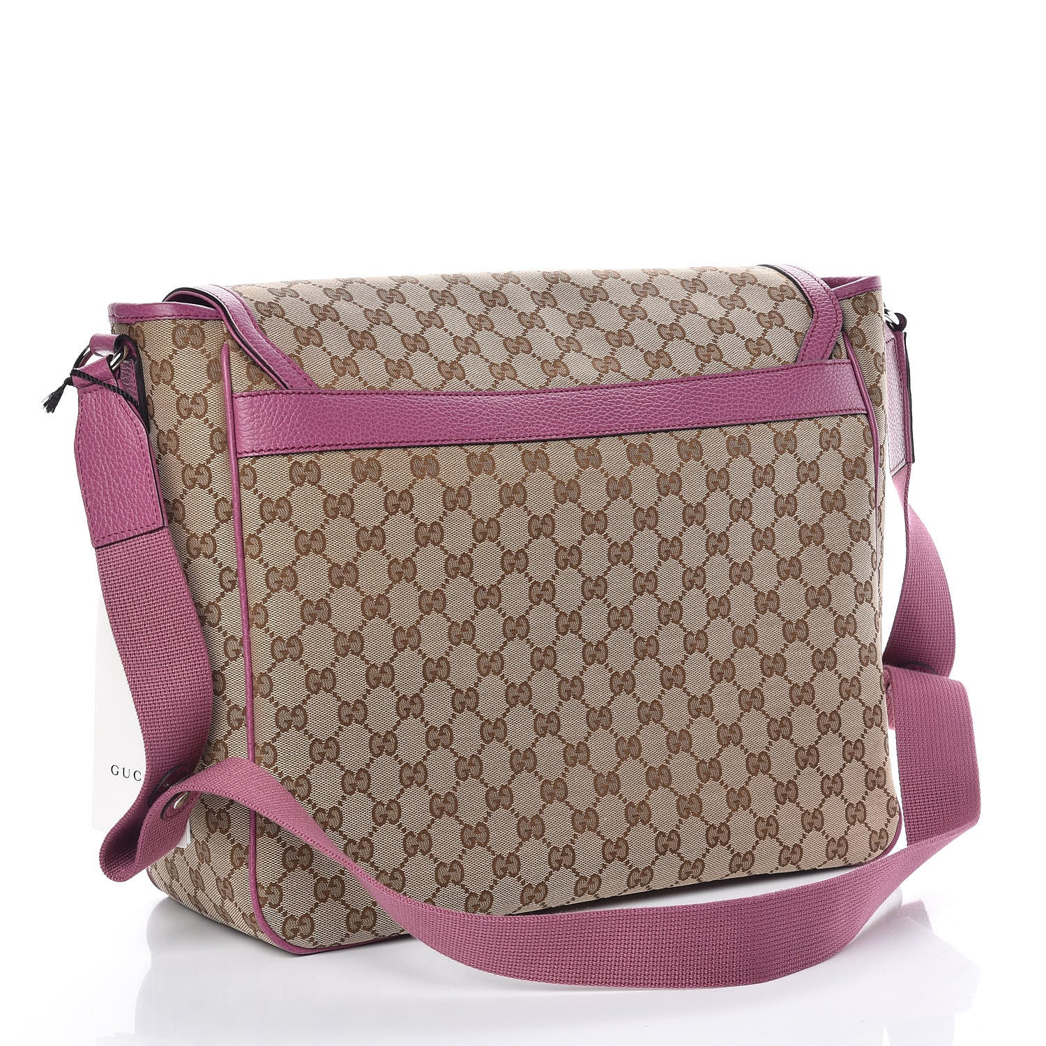 Gucci Monogram Convertible Diaper Bag Beige Peonia Flower 3 of 10