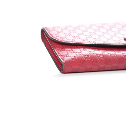 Gucci Microguccissima Interlocking G Continental Wallet Red 5 of 10