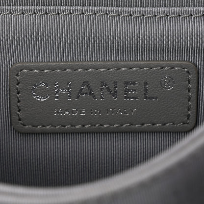 Chanel Glazed Calfskin Quilted Small Korean Garden Flap Black 6 of 10