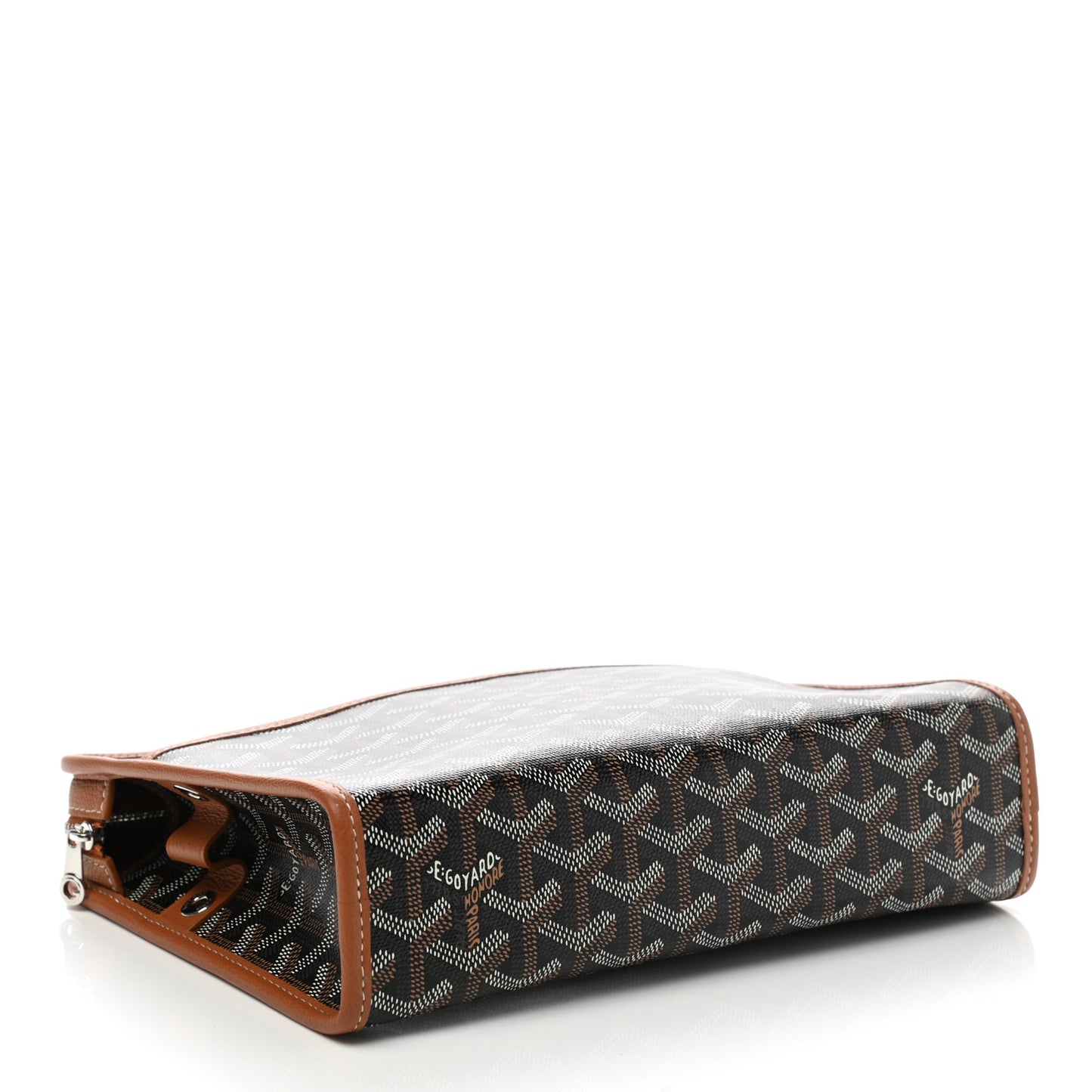 Goyardine Jouvence MM Toiletry Pouch Black Gold