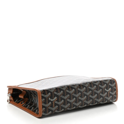 Goyard Goyardine Jouvence MM Toiletry Pouch Black Gold 4 of 9