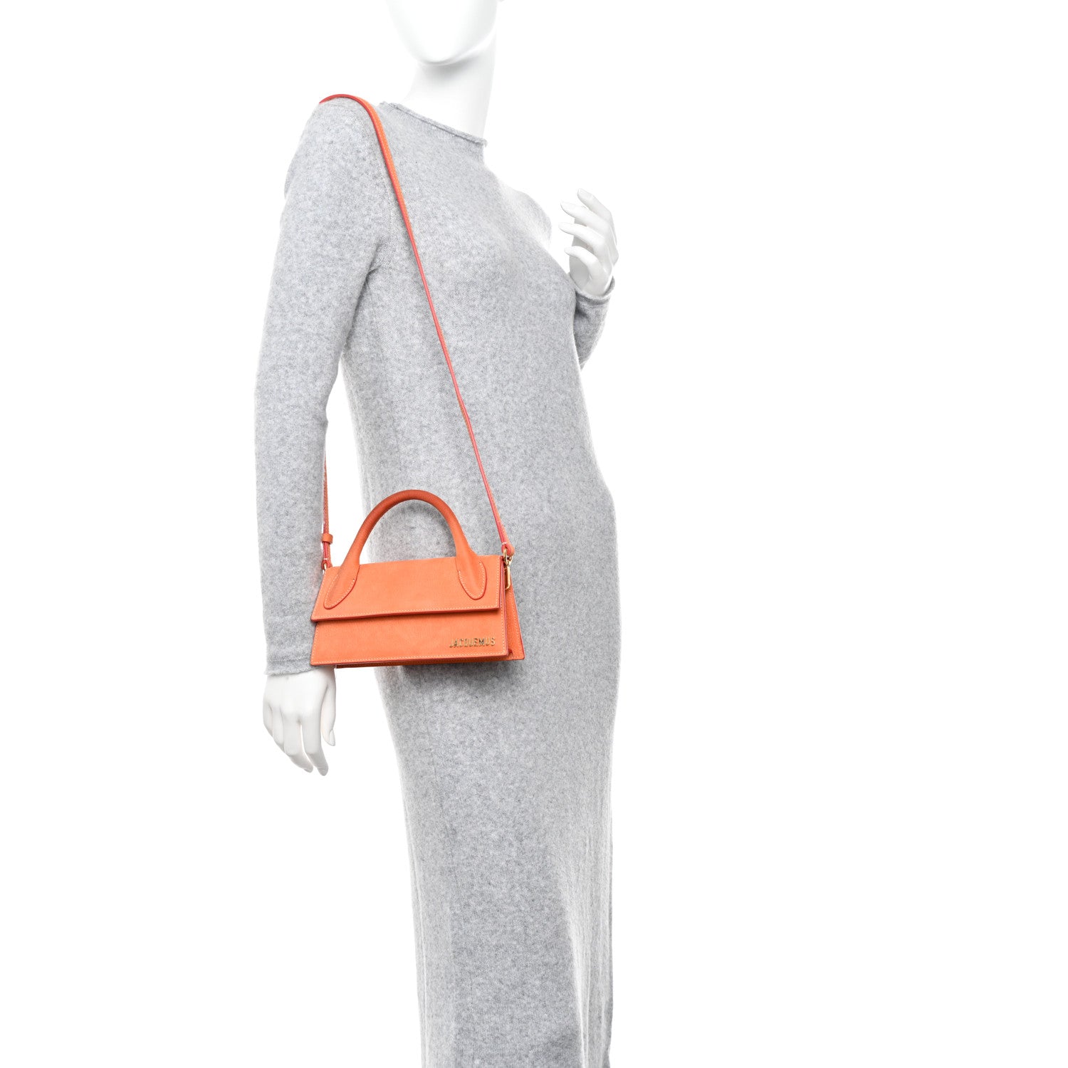 Jacquemus Nubuck Le Chiquito Long Orange 2 of 14