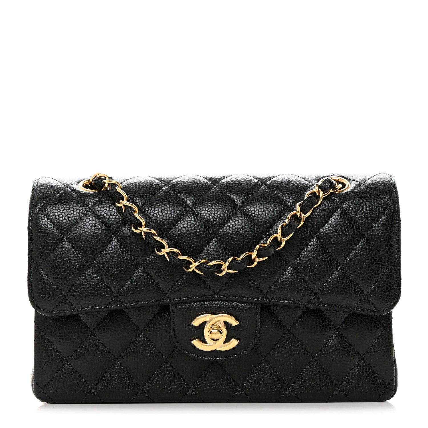 Chanel Caviar Quilted Small Double Flap Black 1 of 10