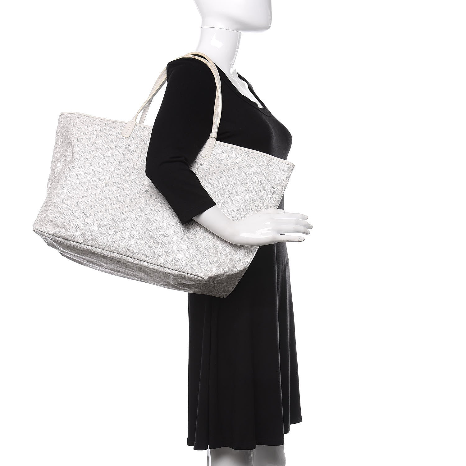 Goyard Goyardine Saint Louis GM White 2 of 14