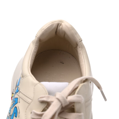 Gucci X DISNEY Calfskin Donald Duck Mens Rhyton Sneakers 10 Ivory 9 of 9