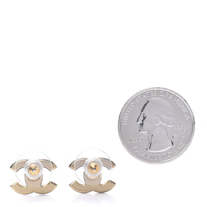 Chanel Crystal CC Earrings Gold 2 of 4