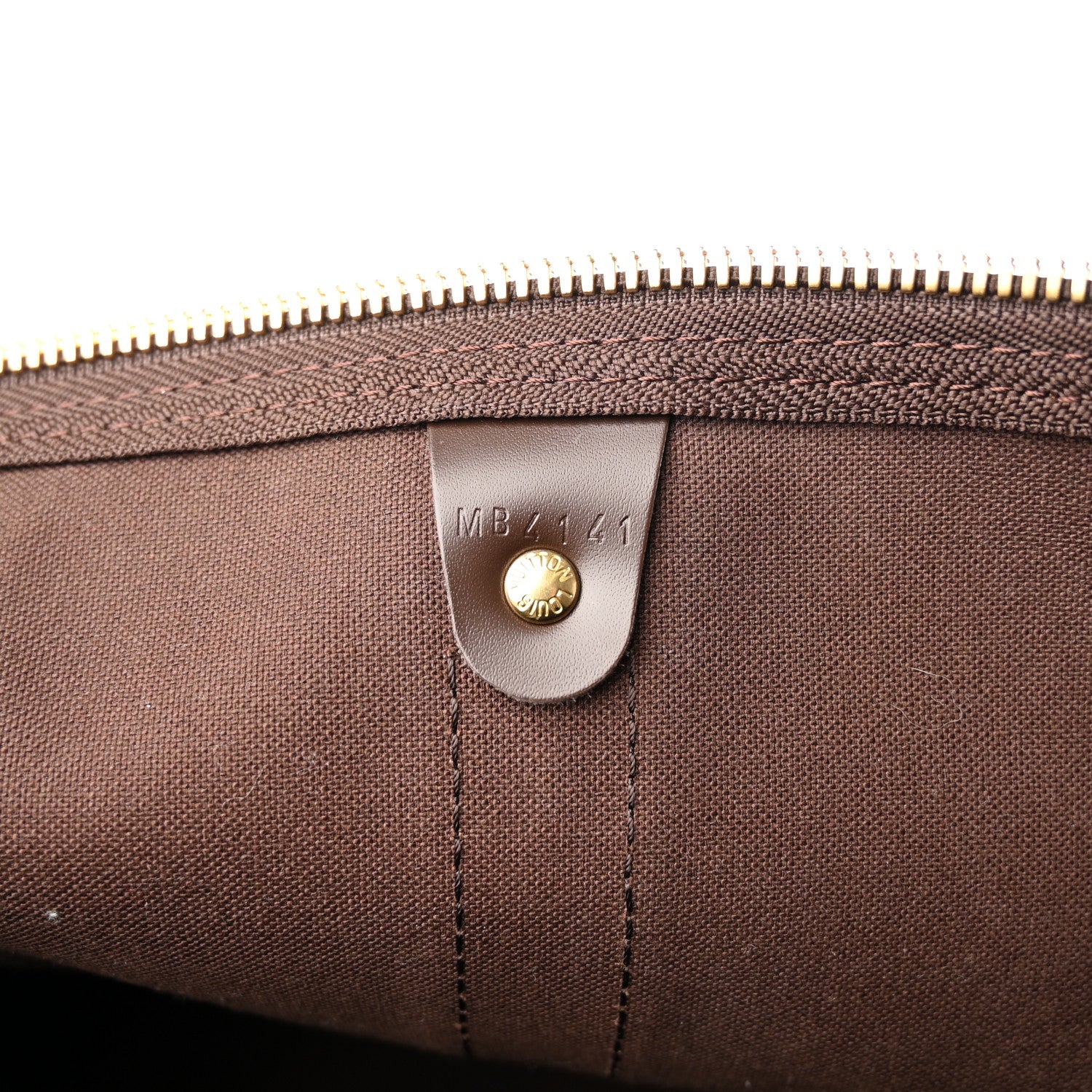 Louis Vuitton Damier Ebene Keepall Bandouliere 55 6 of 19