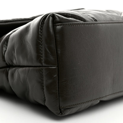Saint Laurent Lambskin Quilted Small Loulou Puffer Monogram Chain Satchel Light Musk 10 of 11