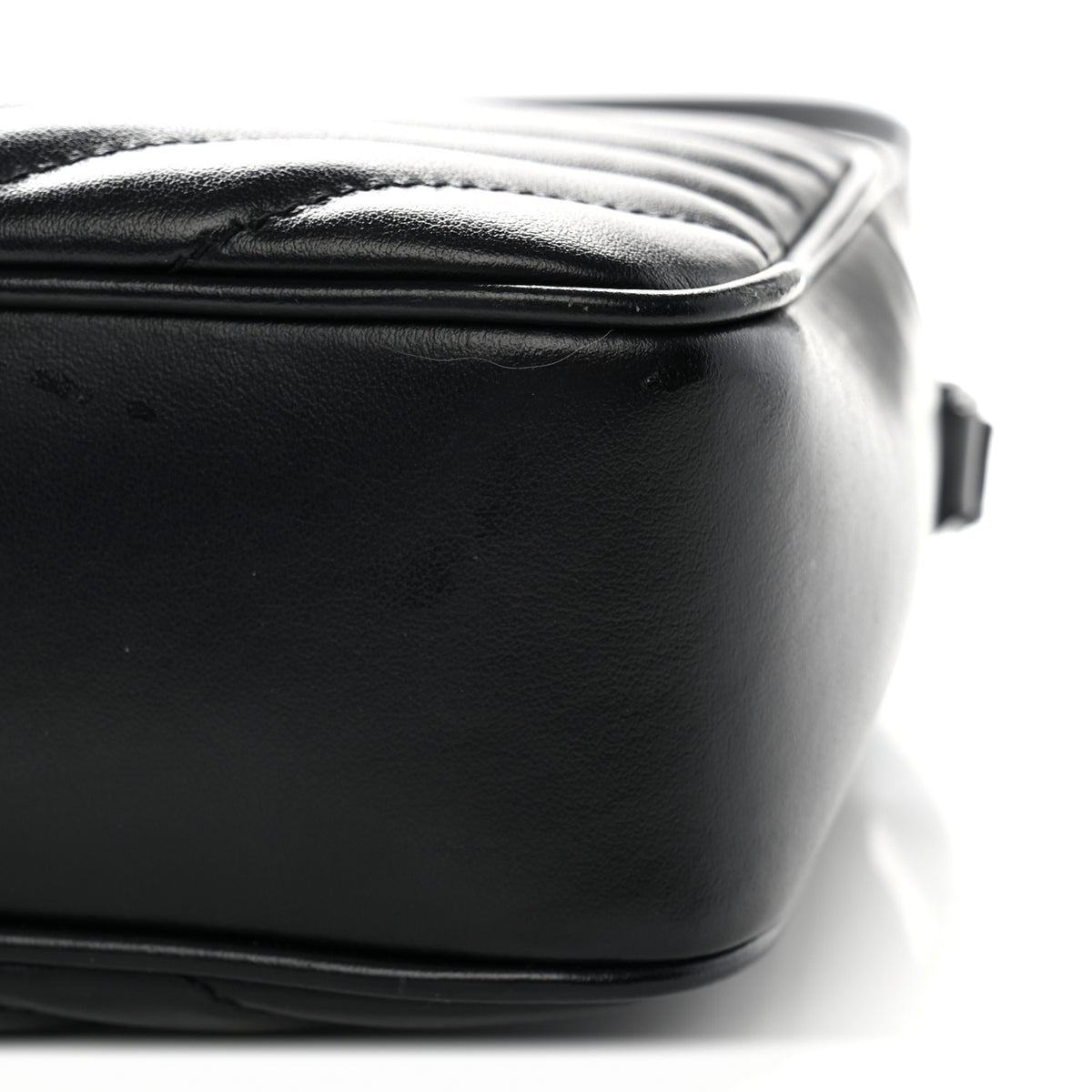Calfskin Matelasse Monogram Monochrome Lou Camera Bag Black