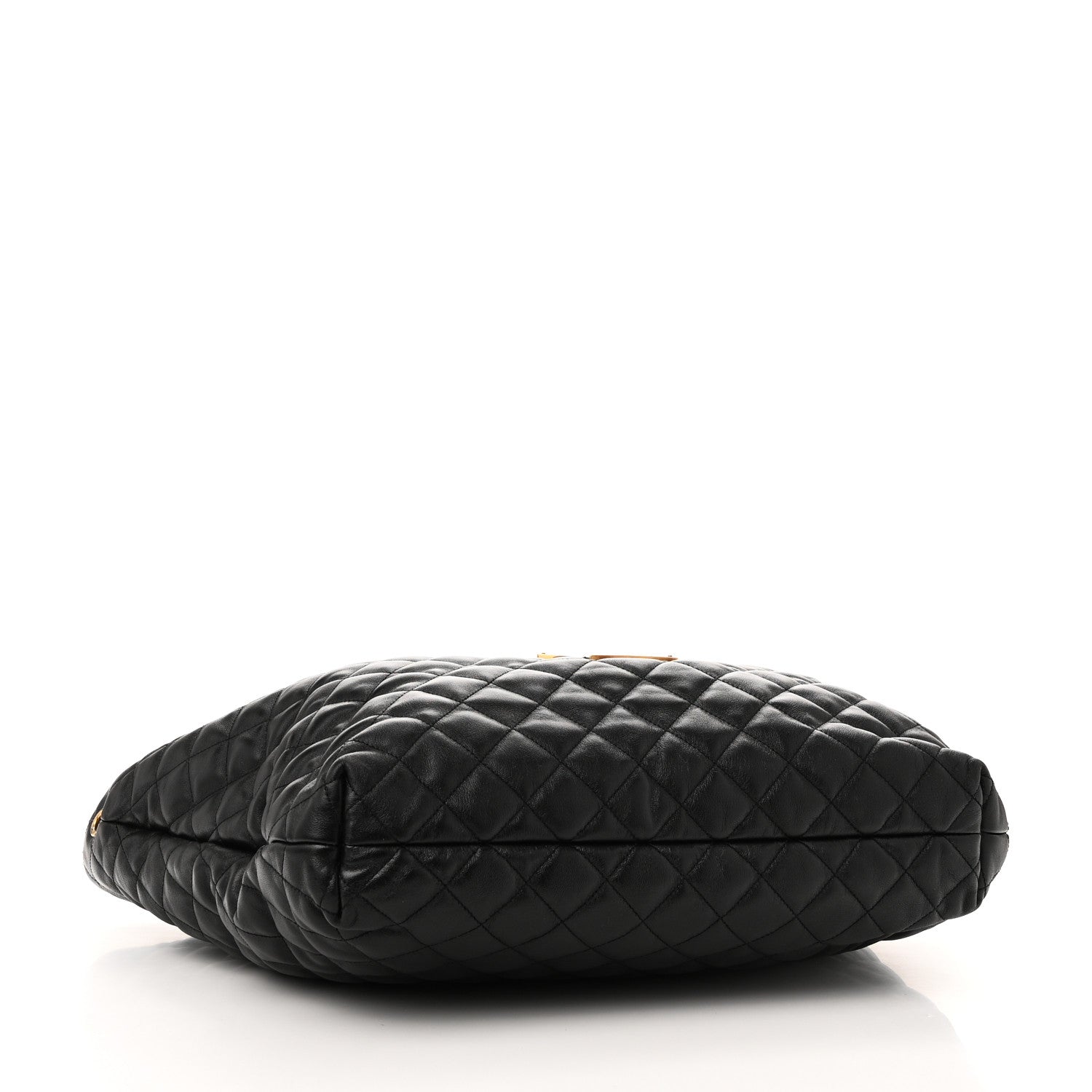 Saint Laurent Lambskin Quilted Maxi Icare Shopping Tote Black 5 of 10