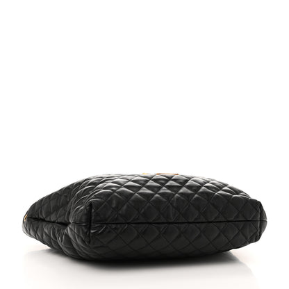 Saint Laurent Lambskin Quilted Maxi Icare Shopping Tote Black 5 of 10