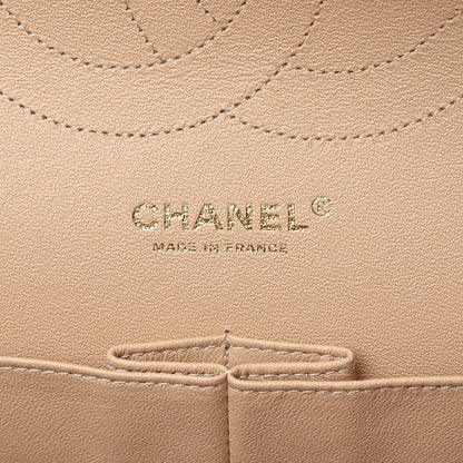 Chanel Caviar Quilted Jumbo Double Flap Beige Clair 7 of 10