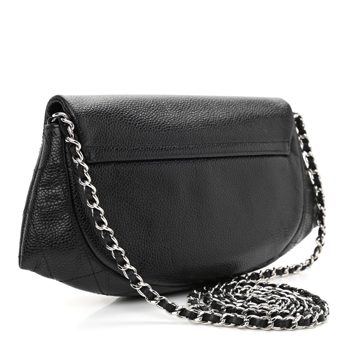 Caviar Half Moon Wallet On Chain WOC Black