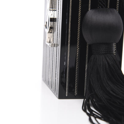 Saint Laurent Acrylic Metal Miniadure Logo Match Box Black 11 of 12