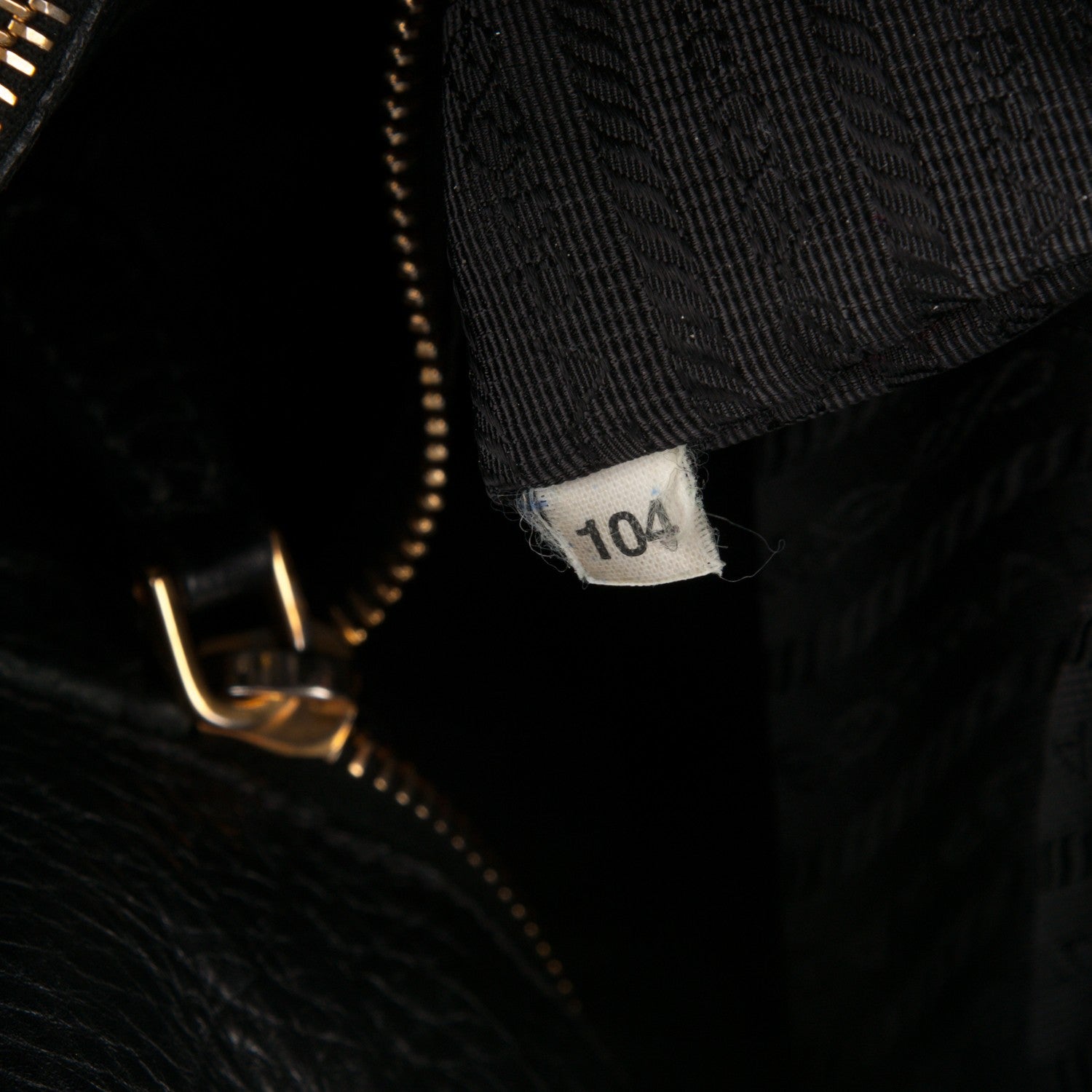 Prada Vitello Daino Side Pocket Tote Black 8 of 9
