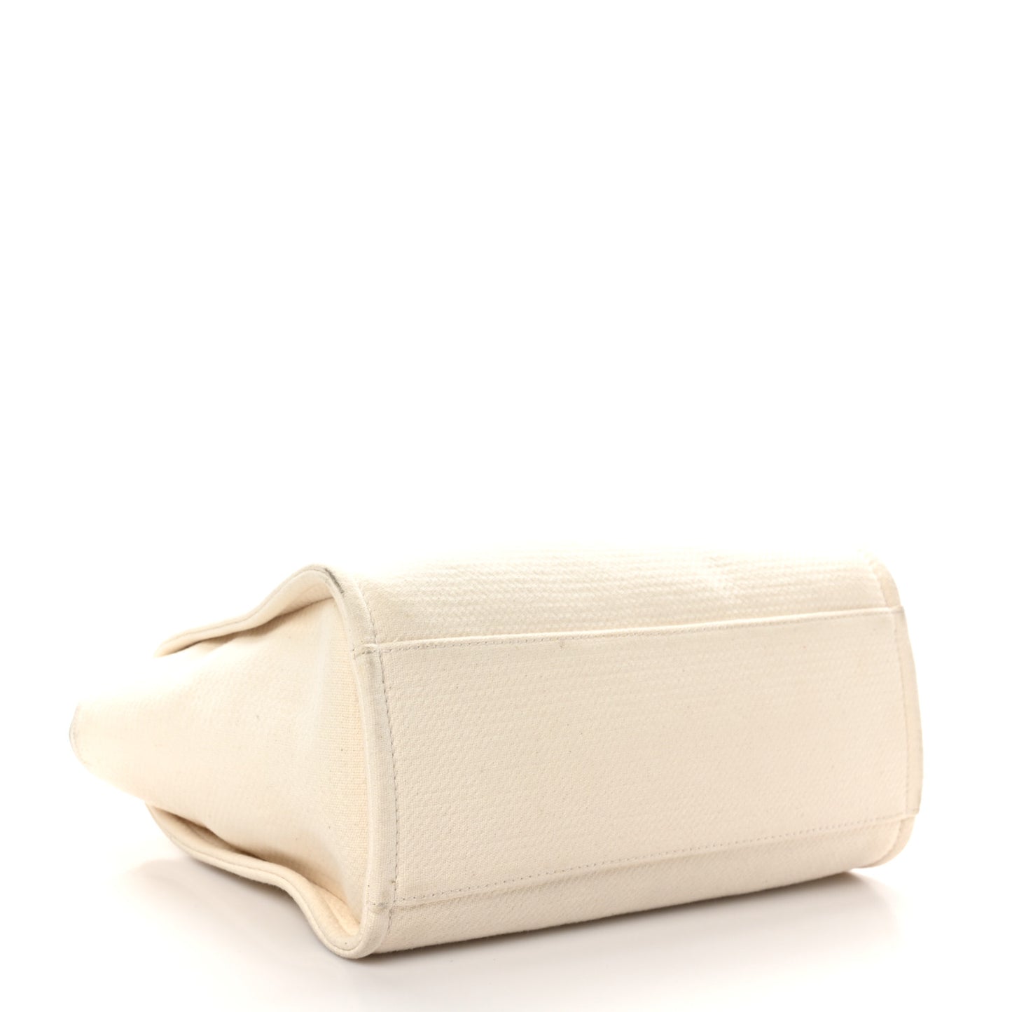 Mixed Fibers Small Deauville Tote White