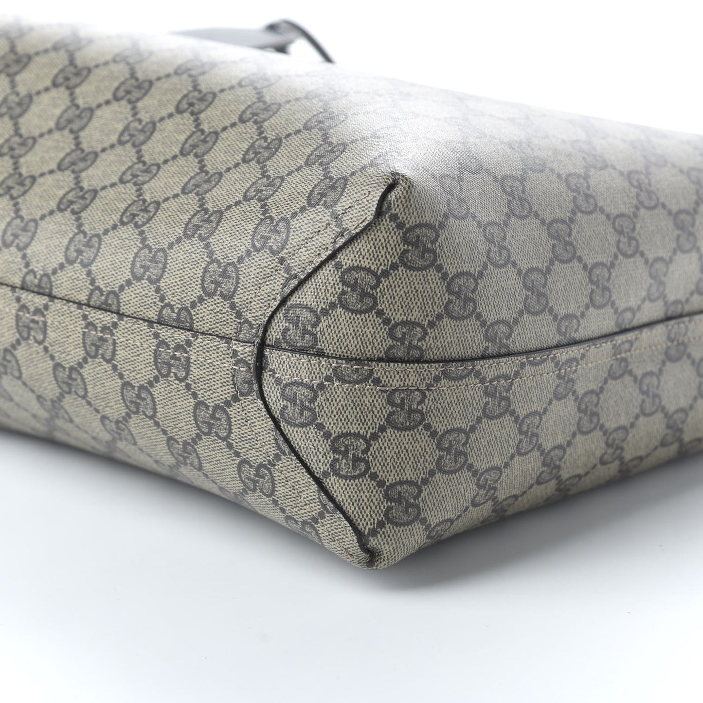 Calfskin GG Supreme Monogram Medium Reversible Tote Black