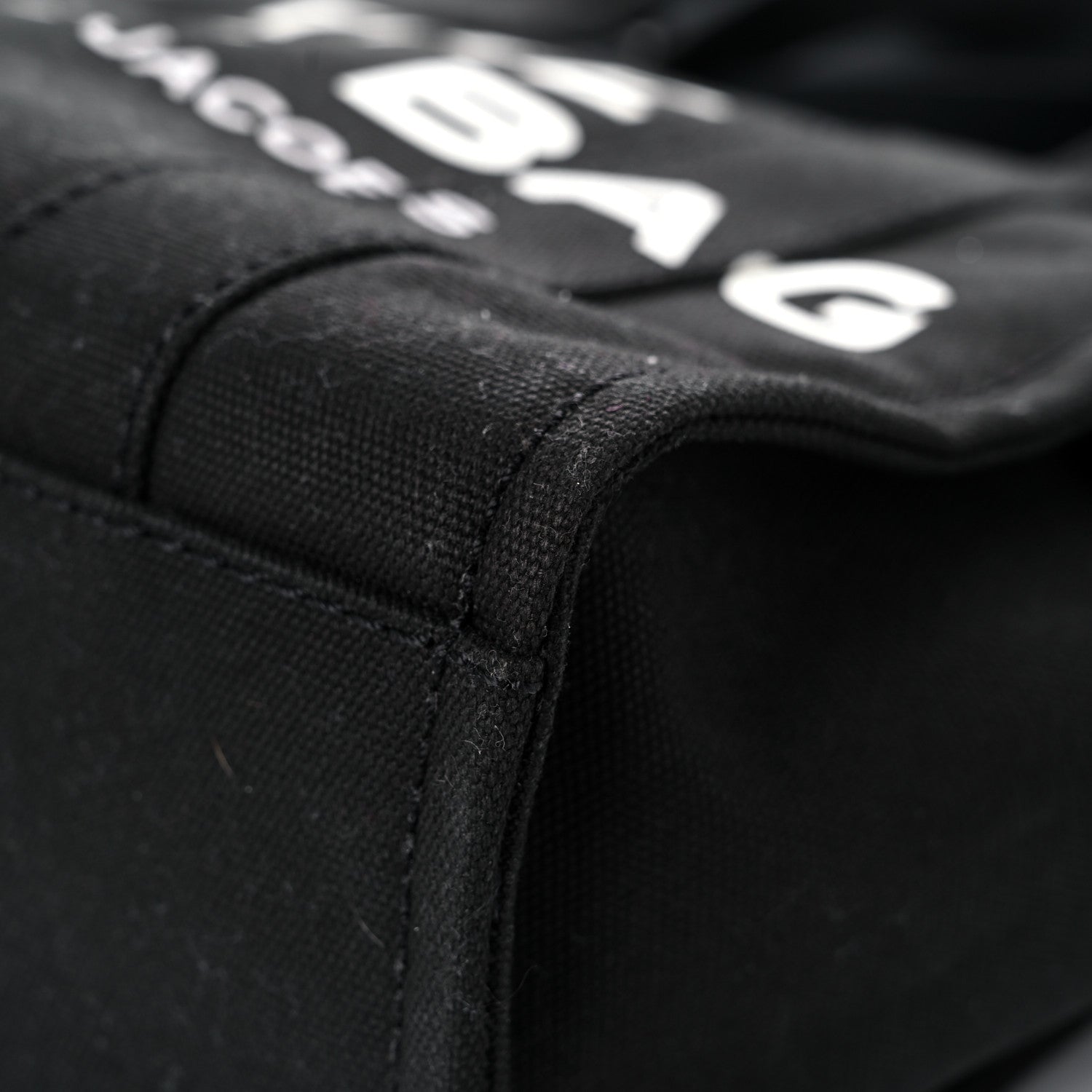 Marc Jacobs Cotton Canvas Mini The Traveler Tote Bag Black 8 of 11