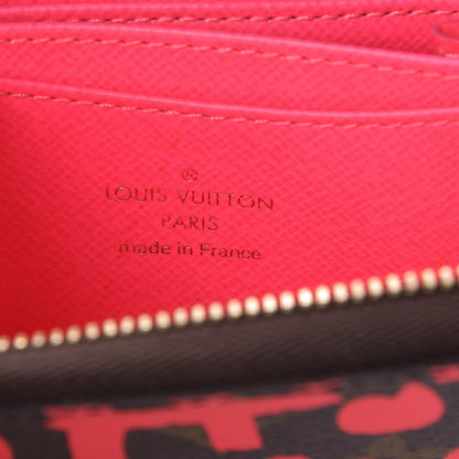 Louis Vuitton Monogram Graffiti Zippy Coin Purse Fuchsia 6 of 6
