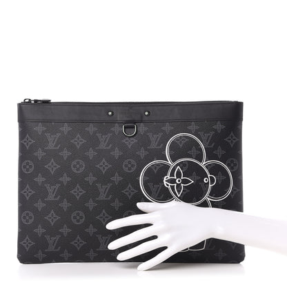 Louis Vuitton Monogram Eclipse Vivienne Apollo Pochette GM 2 of 9