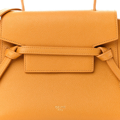 Celine Grained Calfskin Nano Belt Bag Calendula 7 of 9