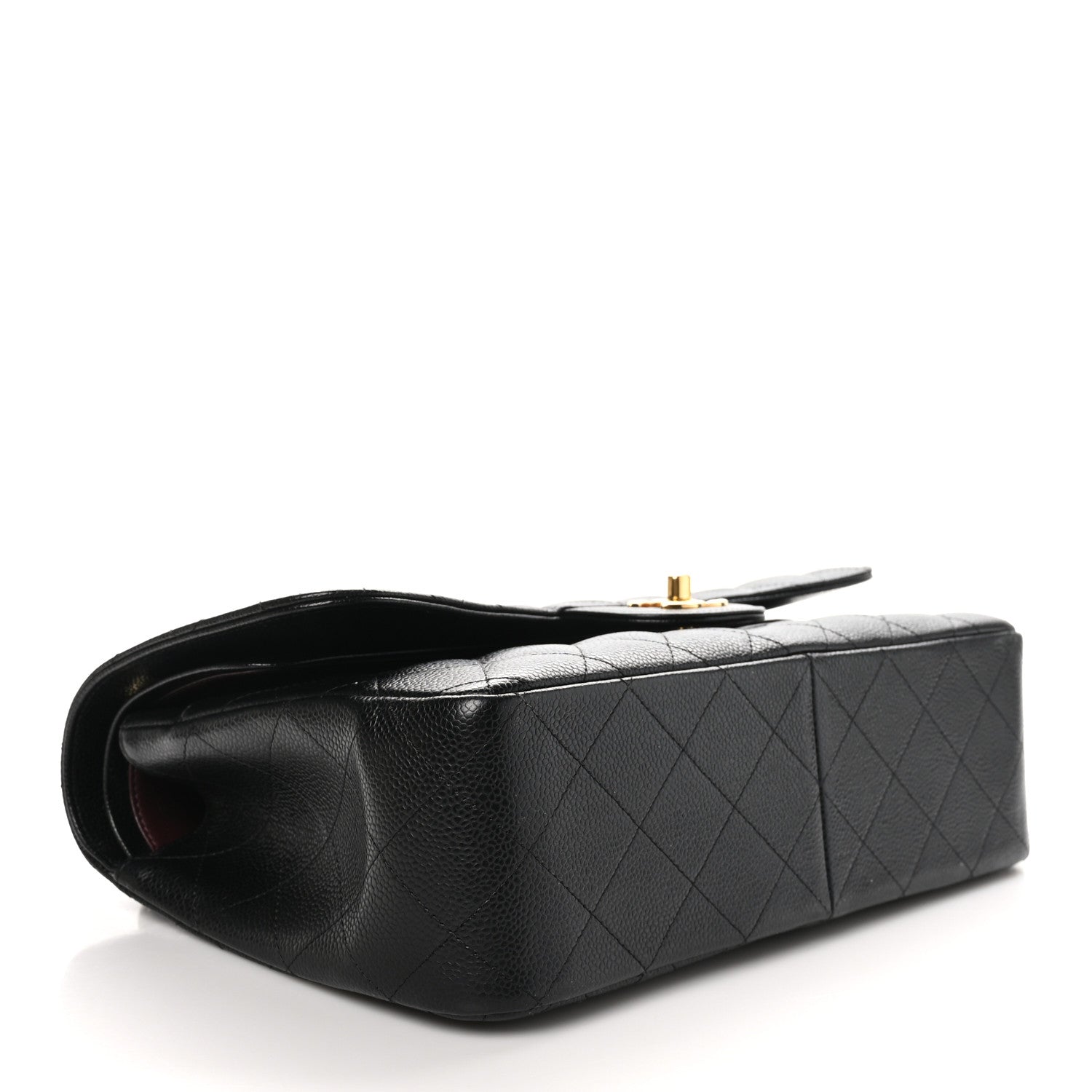 Chanel Caviar Quilted Jumbo Double Flap Black 5 of 12