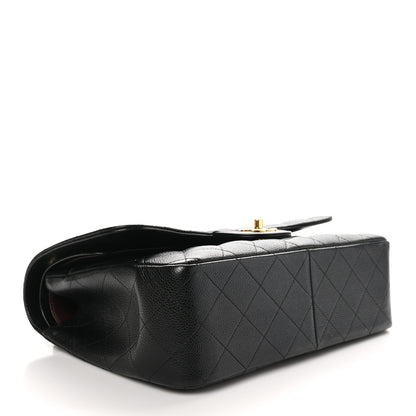 Chanel Caviar Quilted Jumbo Double Flap Black 5 of 12