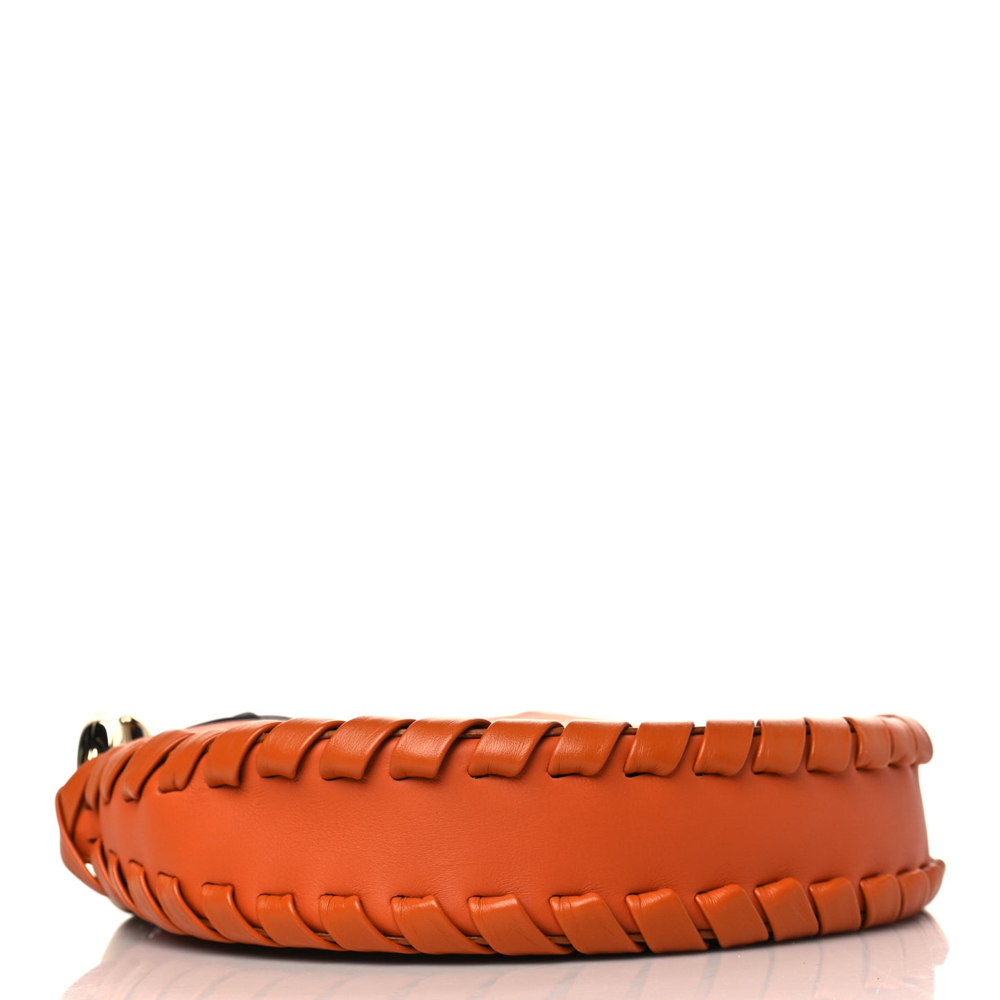 Calfskin Mate Hobo Henna Orange