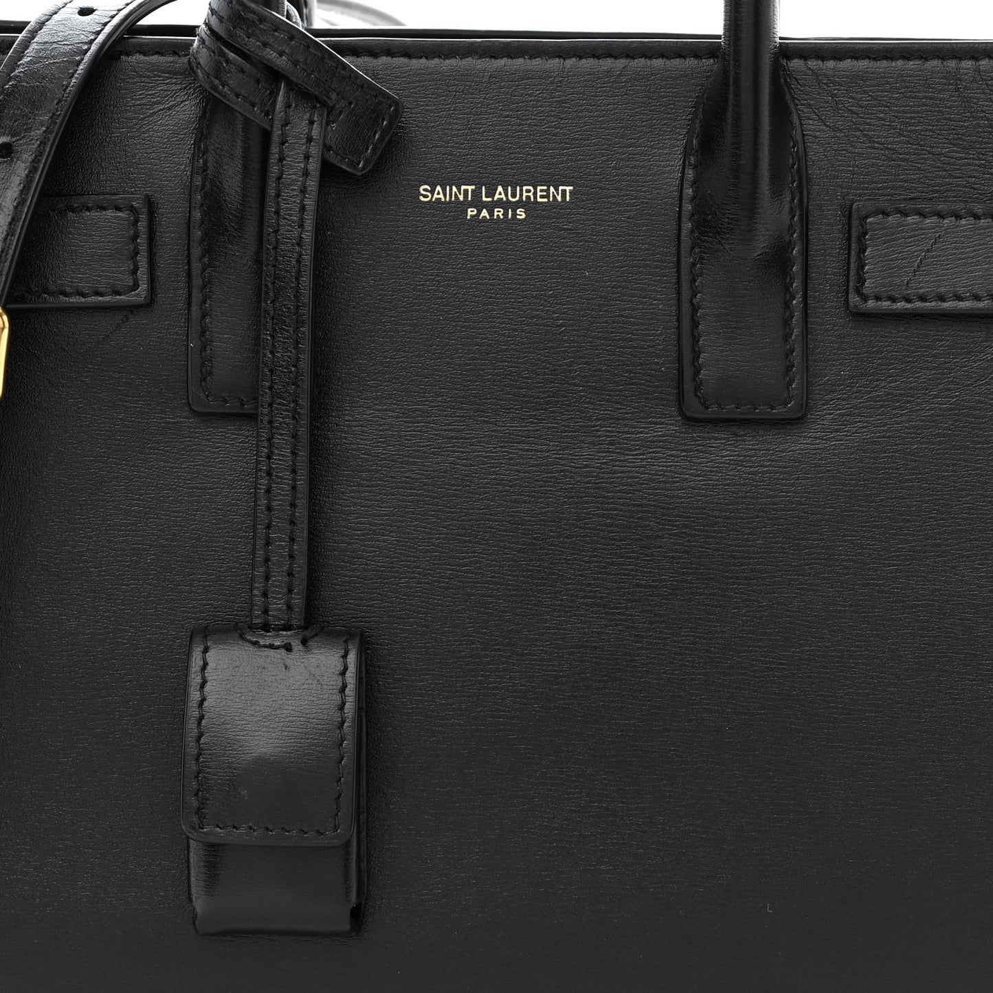 Calfskin Nano Sac De Jour Black