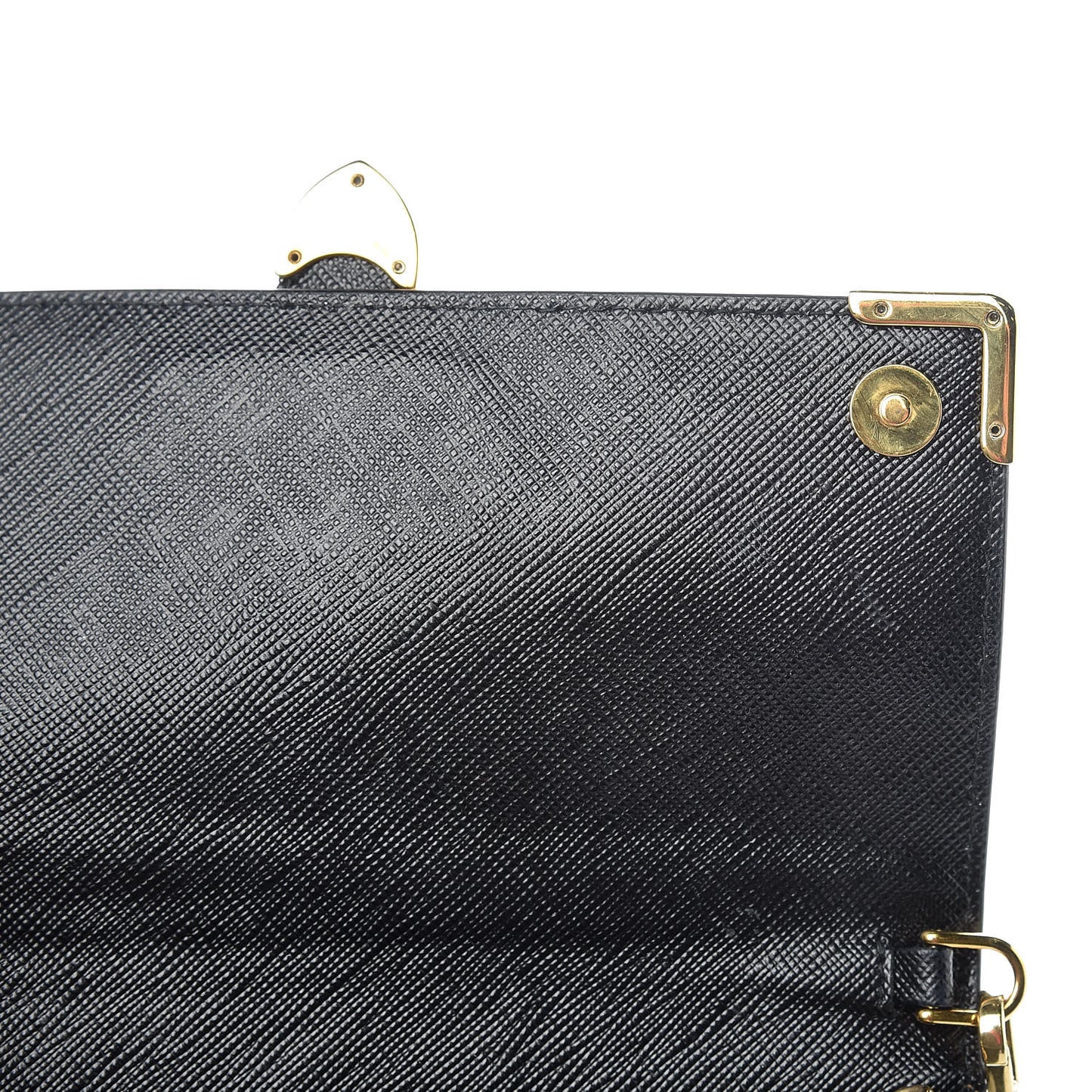 Saffiano Cahier Mini Bag Black