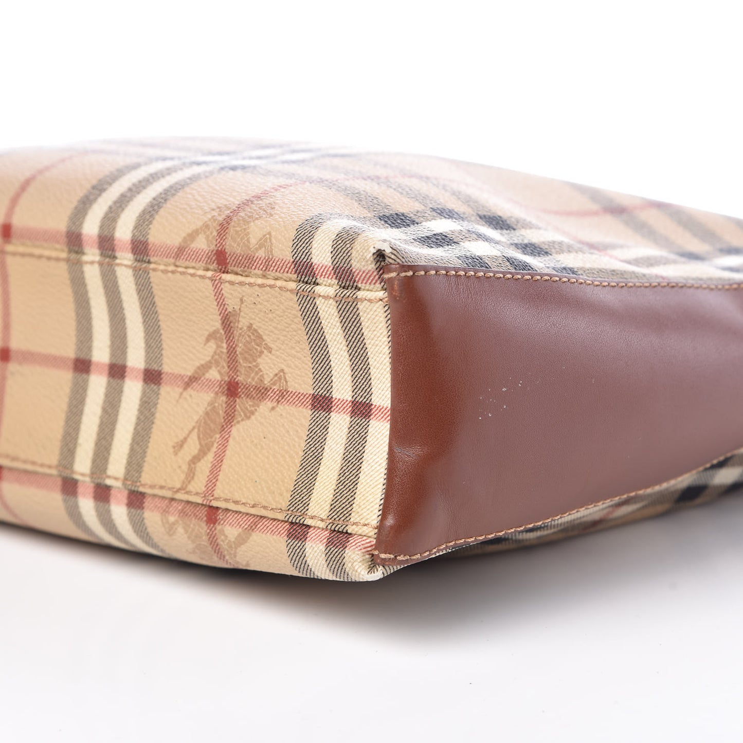 Haymarket Check Tote Chocolate