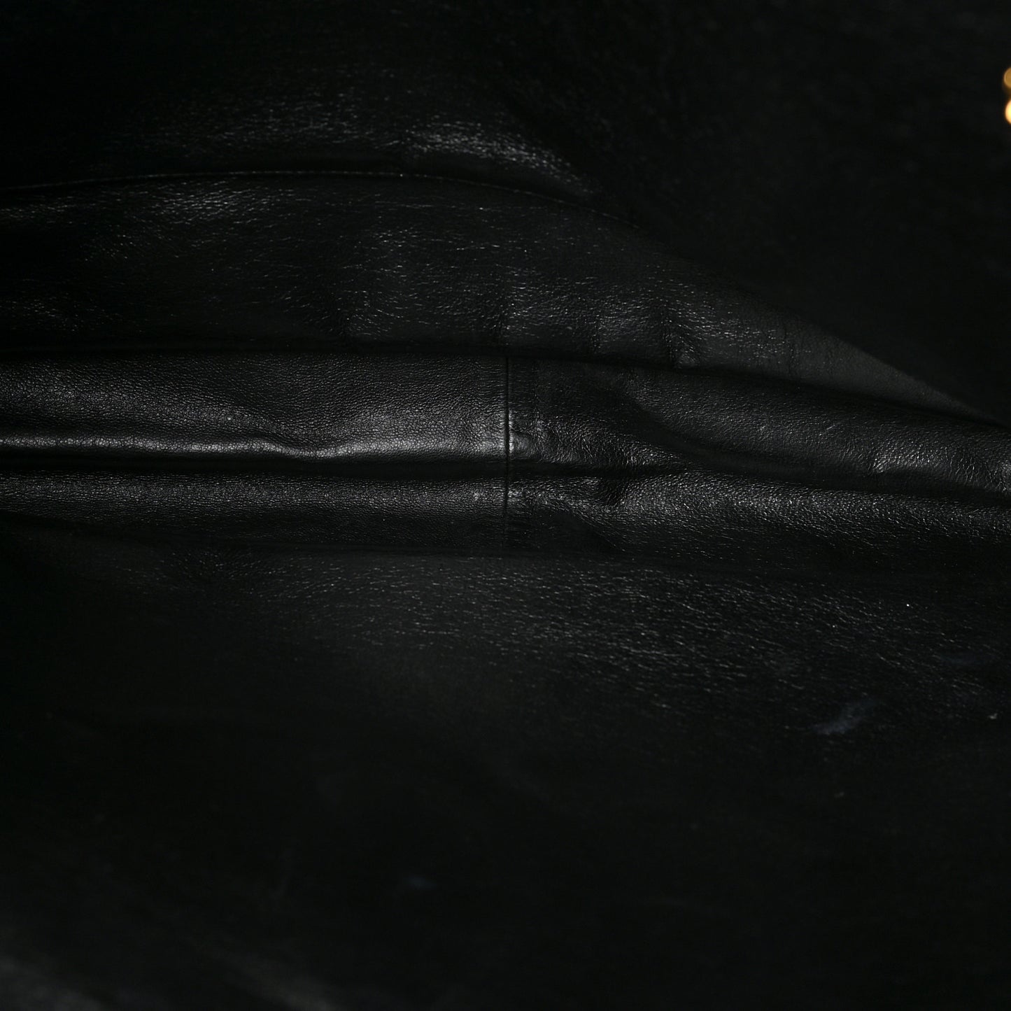 Lambskin Jumbo CC Shoulder Bag Black