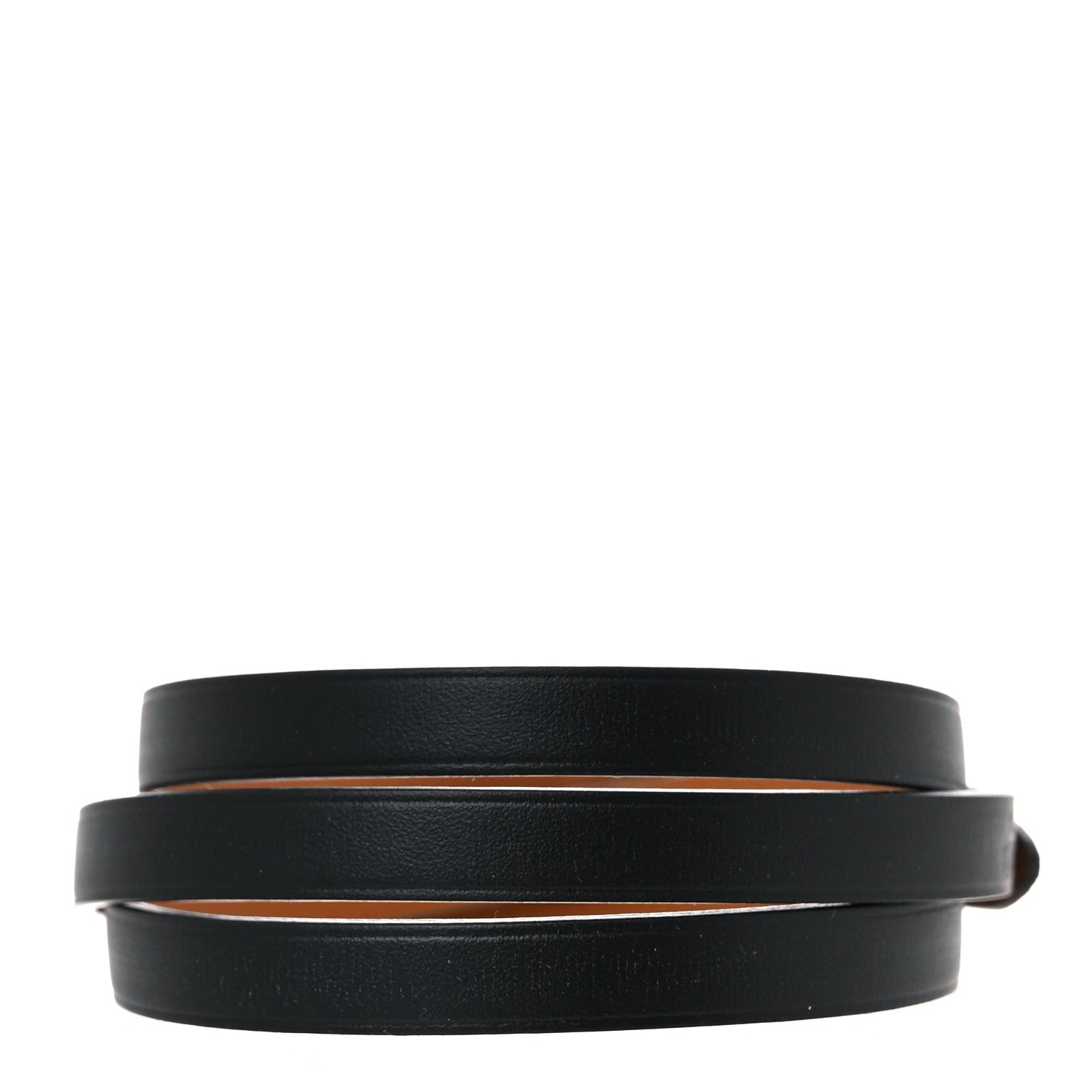 Hermes Swift Hapi 3 MM Triple Tour Bracelet S Black 3 of 8