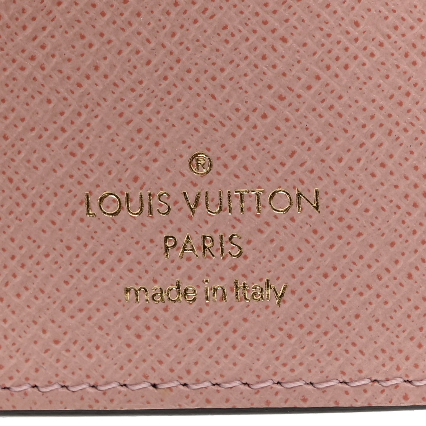 Damier Ebene Victorine Wallet Rose Ballerine