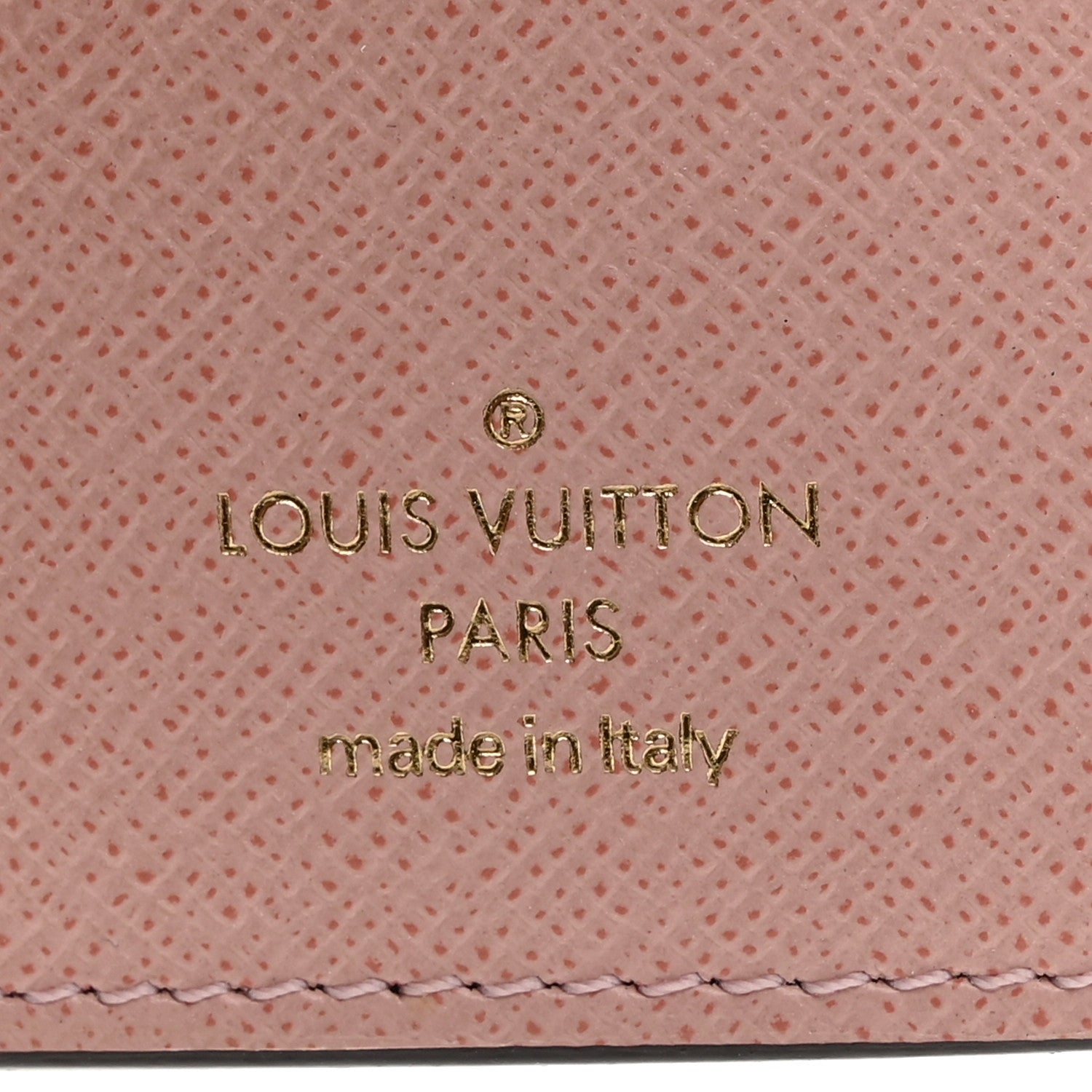 Louis Vuitton Damier Ebene Victorine Wallet Rose Ballerine 6 of 7