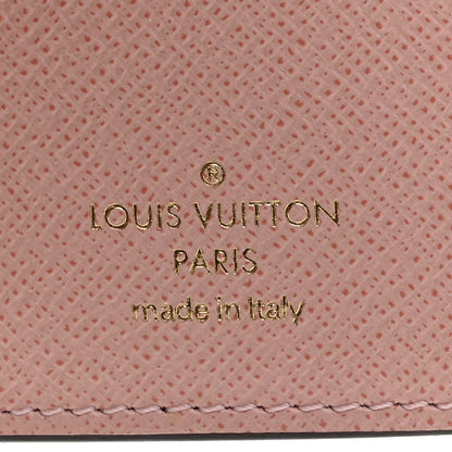 Louis Vuitton Damier Ebene Victorine Wallet Rose Ballerine 6 of 7