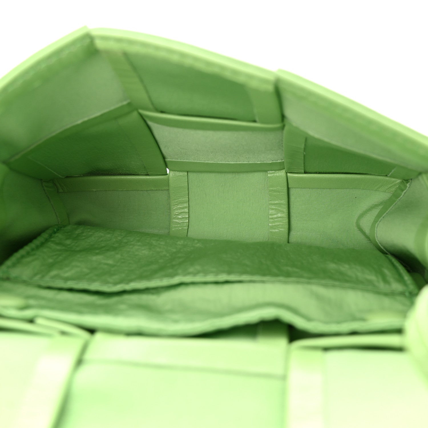 Bottega Veneta Paper Calfskin Maxi Intreccio Extra Mini Cassette Crossbody Bag Pistachio 5 of 10