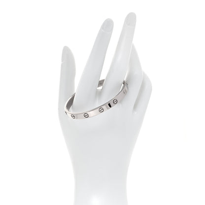 Cartier 18K White Gold LOVE Bracelet 17 2 of 7