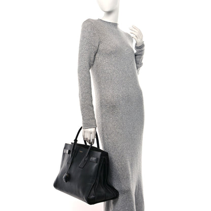 Saint Laurent Calfskin Large Sac de Jour Carryall Black 2 of 16
